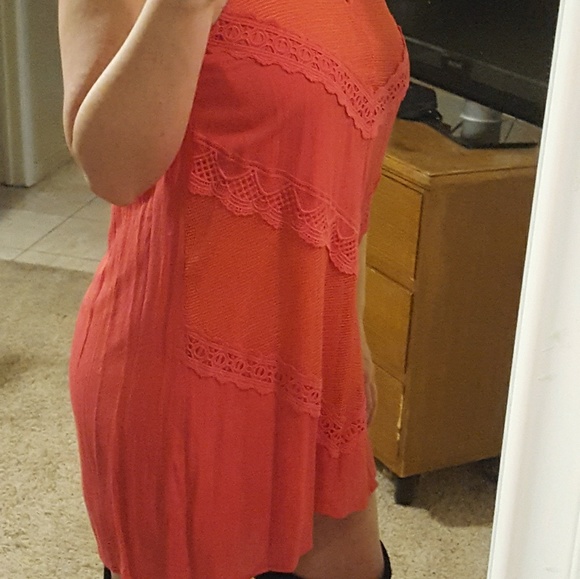 Coral Summer Dress - Picture 5 of 5